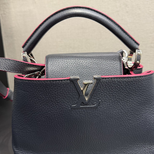 Louis Vuitton Capucines BB Black Taurillon Leather Bag