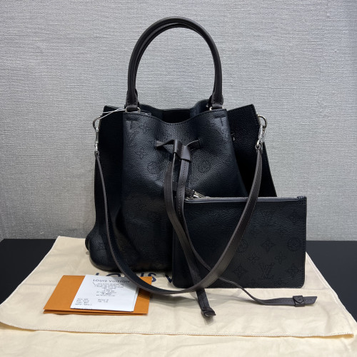 Louis Vuitton Girolata Monogram Mahina Leather Tote