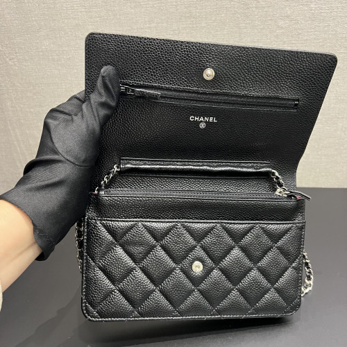 Chanel Wallet on Chain Caviar Leather