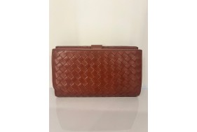 Bottega Veneta Intercciaco Long Bifold Wallet