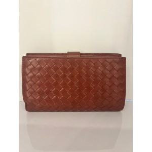 Bottega Veneta Intercciaco Long Bifold Wallet