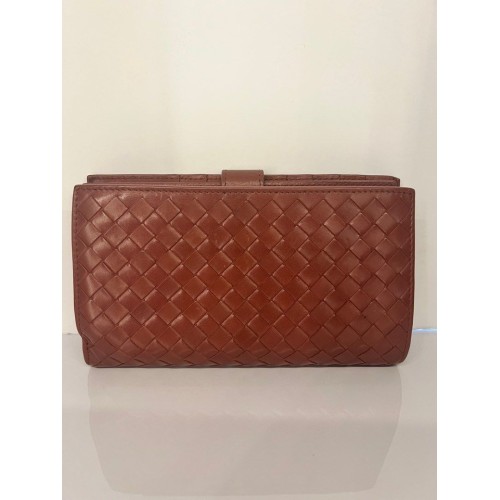 Bottega Veneta Intercciaco Long Bifold Wallet