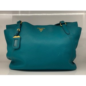 Vitello Daino Shoulder Bag, Gold Tone Hardware