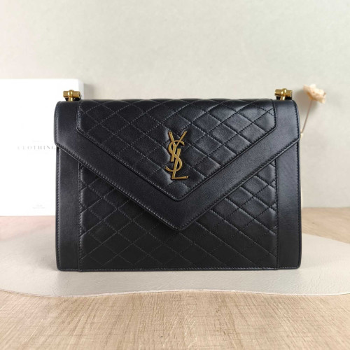 Preloved Saint Laurent Gaby Quilted Leather Shoulder Bag-DS60901602-DV