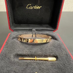 Cartier Love Bracelet Au750 Rose Gold Ref CRB6035617