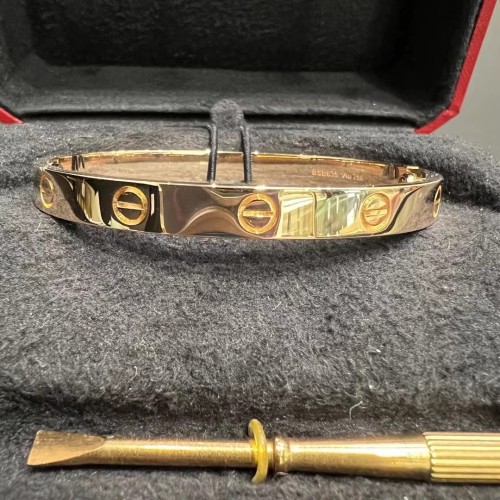 Cartier Love Bracelet Au750 Rose Gold Ref CRB6035617