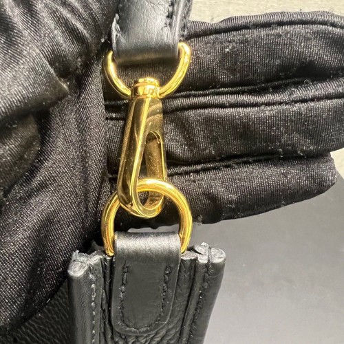 Hermes Evelyne 16 Amazone Black Taurillon Clemence Leather, Gold Tone Hardware