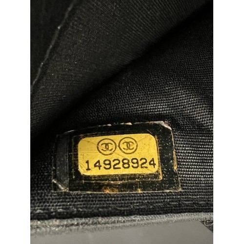 Chanel Vintage Bifold Wallet Black Caviar