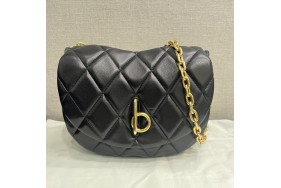 Burberry Rocking Horse Black Lambskin Crossbody Bag