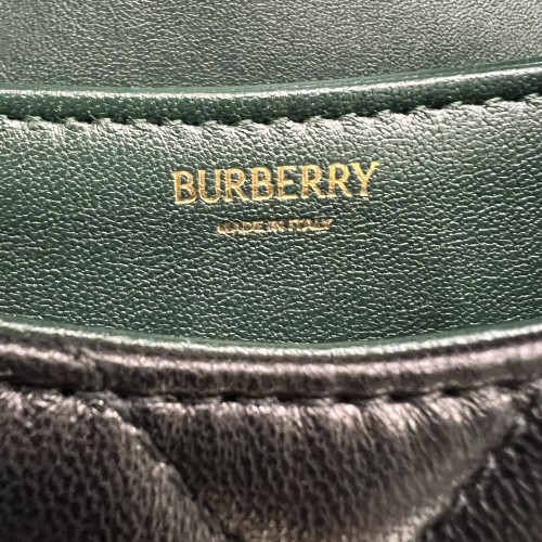Burberry Rocking Horse Black Lambskin Crossbody Bag