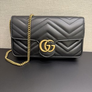 Gucci GG Marmont Continental Wallet on Chain