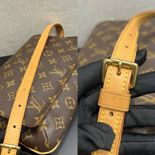 Louis Vuitton Monogram Musette Tango Shoulder Bag