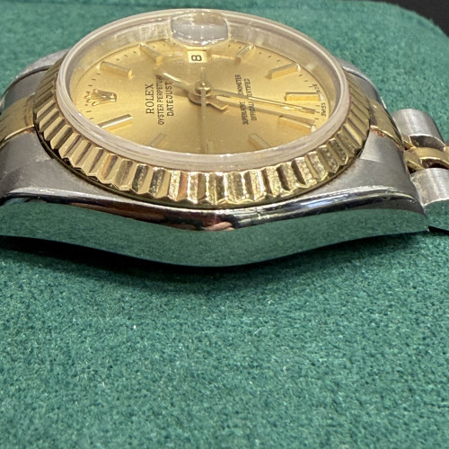 Rolex Datejust 26mm, Ref.69173 in Champagne Gold Dial