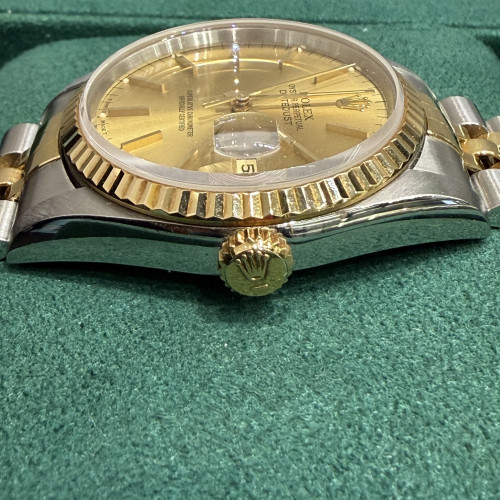 Rolex Datejust 36mm, Ref.16233 in Champagne Gold Dial