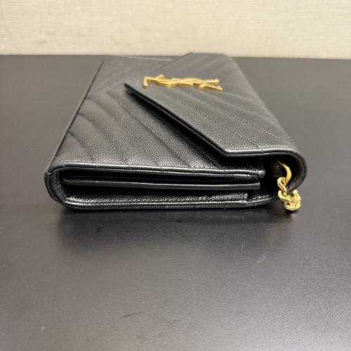 Saint Laurent Cassandre Envelope Chain Wallet