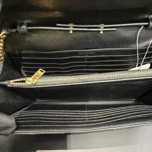 Saint Laurent Cassandre Envelope Chain Wallet