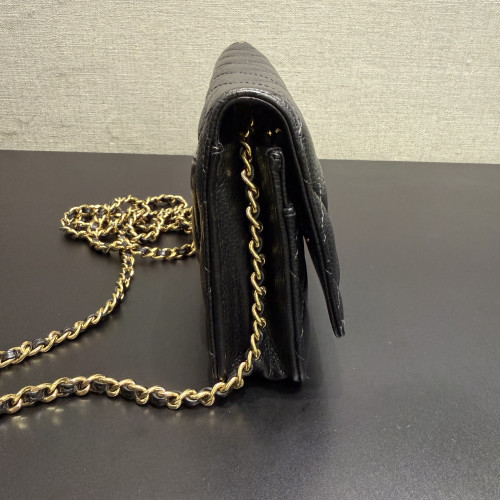 Chanel Classic Wallet on Chain Black Caviar Leather