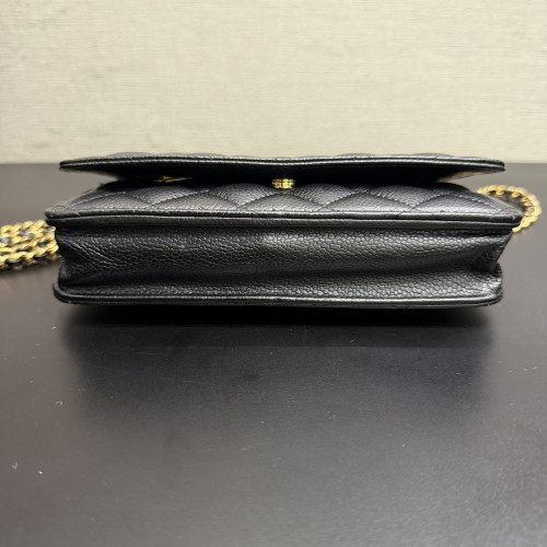 Chanel Classic Wallet on Chain Black Caviar Leather