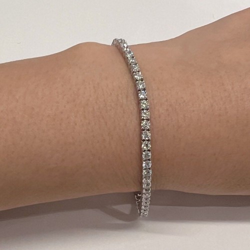 Asherée WG10 DIAMOND BRACELET, K18WG 7.61gms, DIA 5cts