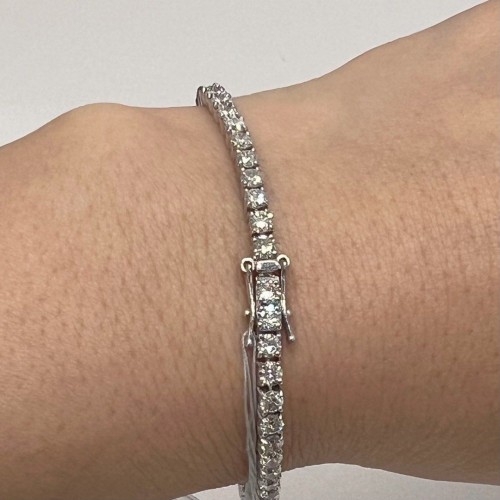 Asherée WG10 DIAMOND BRACELET, K18WG 7.61gms, DIA 5cts