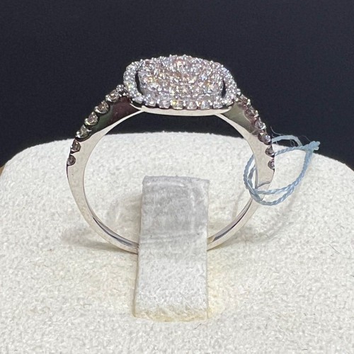 Asherée WG148 DIAMOND RING   ,K18WG 1.954gms ,DIA 0.4cts   