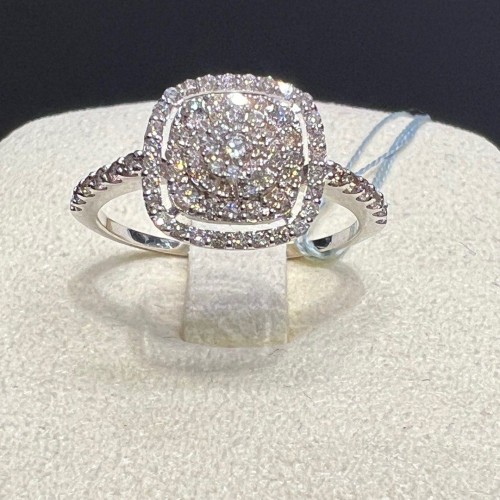 Asherée WG148 DIAMOND RING   ,K18WG 1.954gms ,DIA 0.4cts   