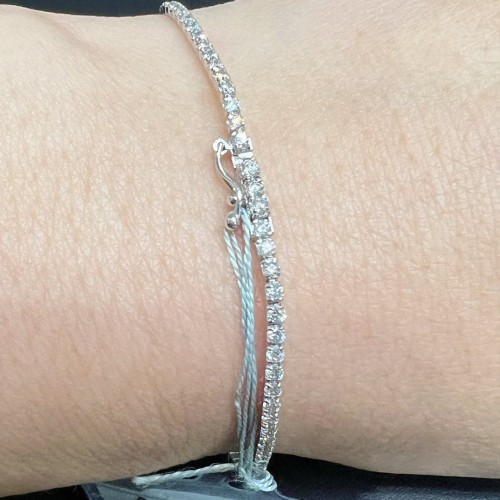 Asherée WG18 DIAMOND BRACELET   ,K18WG 3.443gms ,DIA 2.25cts   