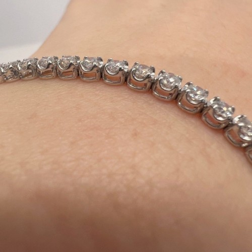 Asherée WG2 DIAMOND BRACELET, K18WG 5.513gms, DIA 3cts 