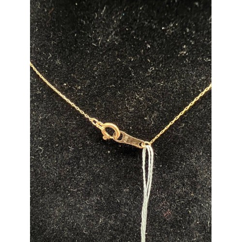 Asherée WG25 DIAMOND PENDANT W/CHAIN, K18PG 0.542gms, DIA 0.1cts 