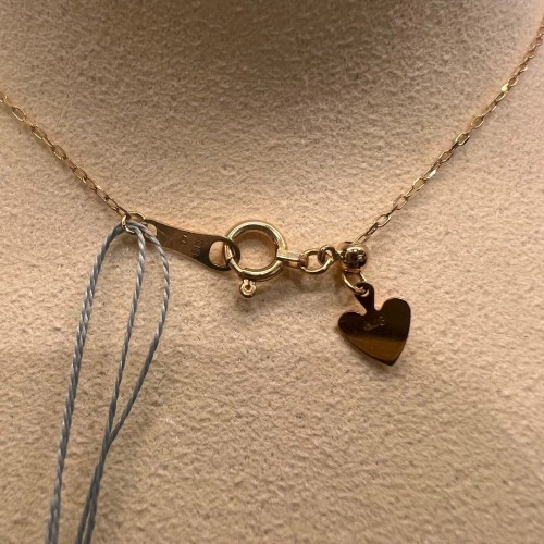 Asherée WG53 DIAMOND NECKLACE, K18YG 1.459gms, DIA 1cts 