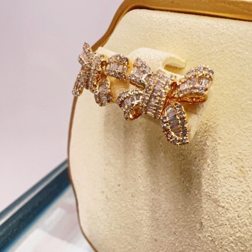 Asherée WG71 DIAMOND EARRING, K18YG 2.482gms, DIA 1cts 