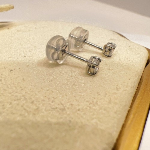 Asherée WG76 DIAMOND EARRING, PT900 0.405gms, DIA 0.2cts 