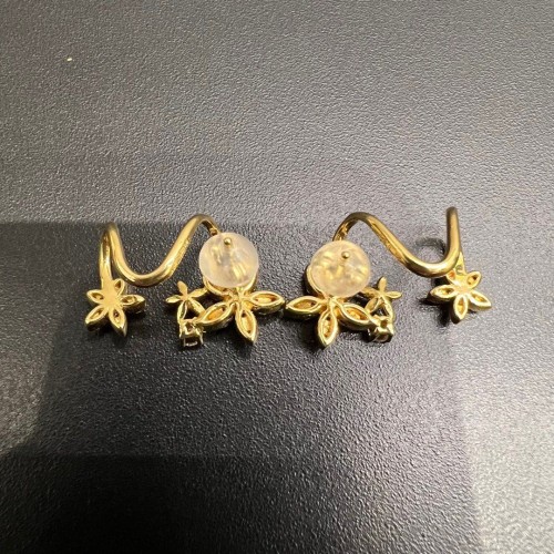 Asherée WG90 DIAMOND EARRING, K18YG 4.423gms, DIA 0.6cts 