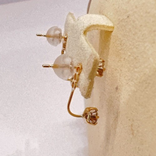 Asherée WG98 DIAMOND EARRING, K18YG 0.625gms, DIA 1cts 