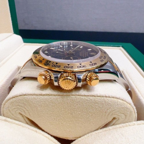 Daytona 40 Ref 116503 Half Gold in Black Dial