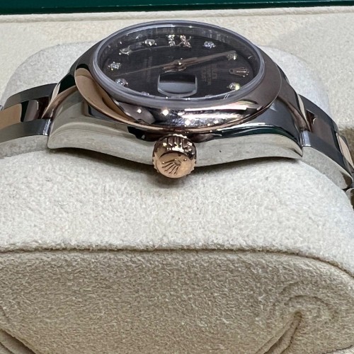 Datejust 28mm Ref 279161, Chocolate star diamond dial 2018 S