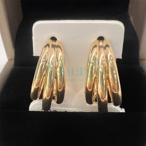 WG366 Asherée 5801688 18K EARRINGS , K18YG 2.042 GRAMS