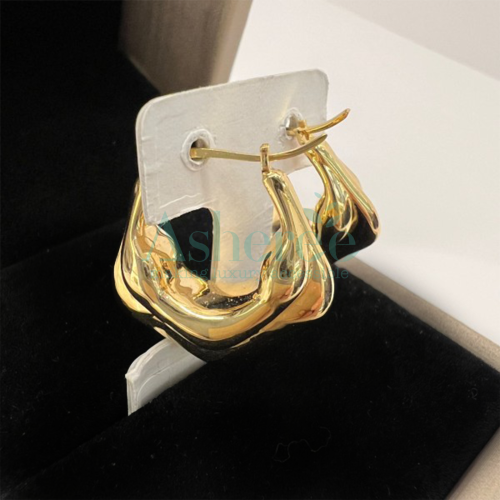 WG367 Asherée 5767675 18K EARRINGS , K18YG 2.375 GRAMS