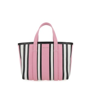 Multicolor leather small Barbes shopping bag