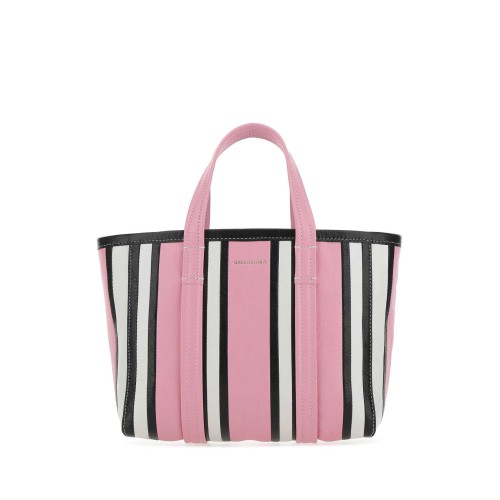 Multicolor leather small Barbes shopping bag