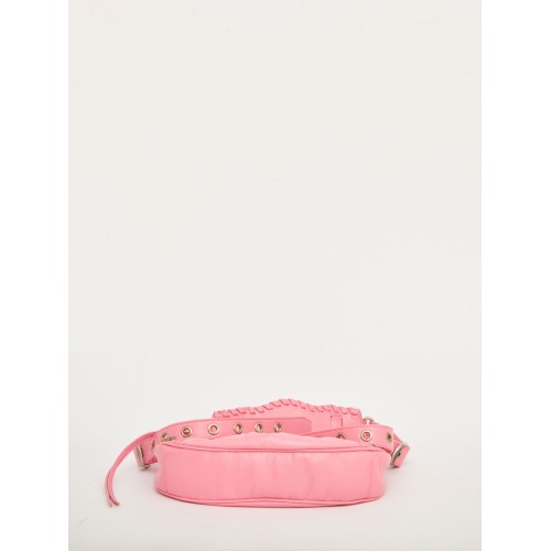 Pink nappa leather Le Cagole XS shoulder bag