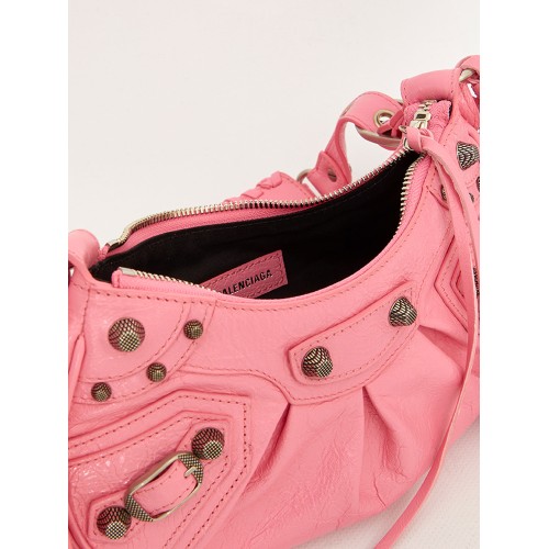 Pink nappa leather Le Cagole XS shoulder bag