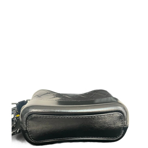 Chanel Quilted Small Gabrielle Hobo Calfskin Black Chanel Quilted Small Gabrielle Hobo Calfskin Black