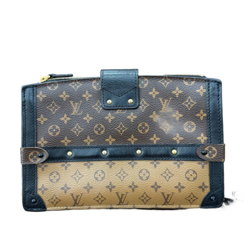 Louis Vuitton Soft Trunk Reverse Monogram Brown Blue Louis Vuitton Soft Trunk Reverse Monogram Brown Blue
