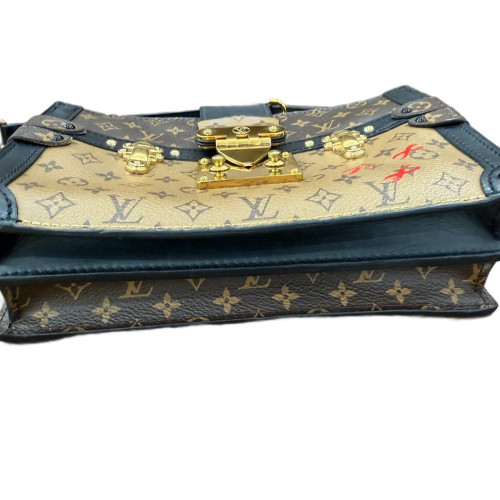 Louis Vuitton Soft Trunk Reverse Monogram Brown Blue Louis Vuitton Soft Trunk Reverse Monogram Brown Blue