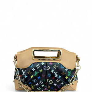 Louis Vuitton Shoulder Bag Monogram Multicolor Black White