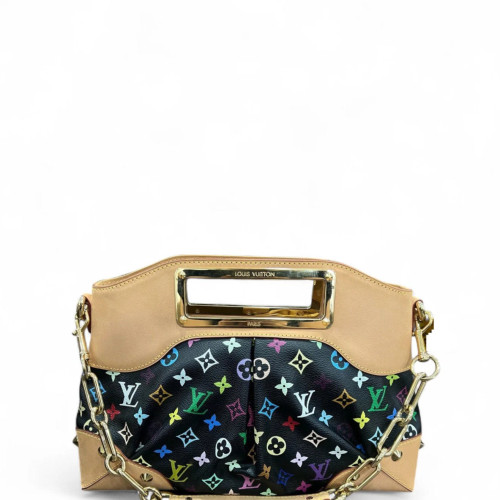 Louis Vuitton Shoulder Bag Monogram Multicolor Black White