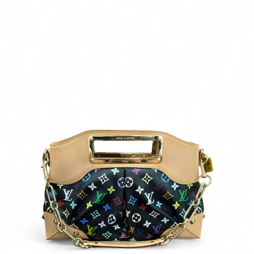 Louis Vuitton Shoulder Bag Monogram Multicolor Black White