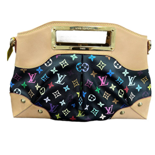Louis Vuitton Shoulder Bag Monogram Multicolor Black White