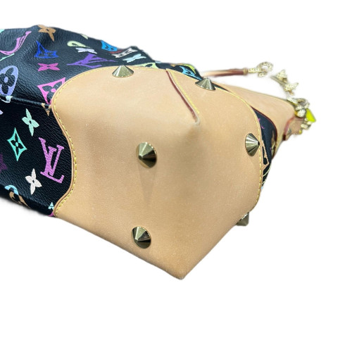 Louis Vuitton Shoulder Bag Monogram Multicolor Black White